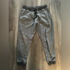 H&M Gray Sweatpants with Tapered Leg Design